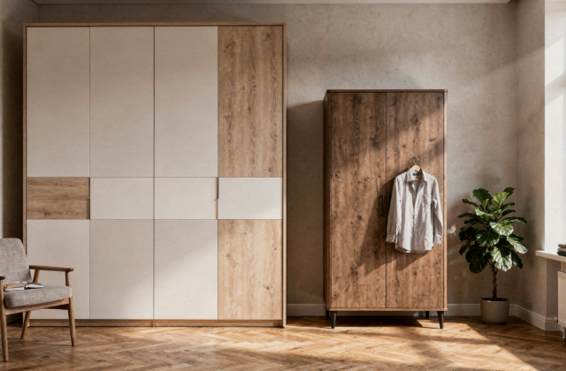 Встроенные шкафы: чем они отличаются от корпусных и когда их стоит выбирать